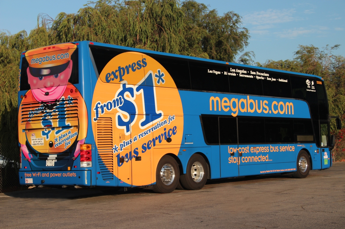 There are all sorts of great $1 bus fares available on Megabus right now (even on the West Coast)